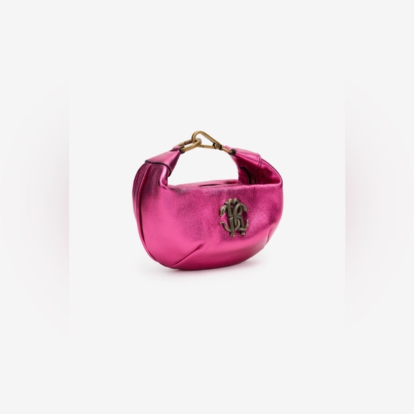 Roberto cavalli Hobo Bag with Mirror Snake Monogram - Picture 1 of 10